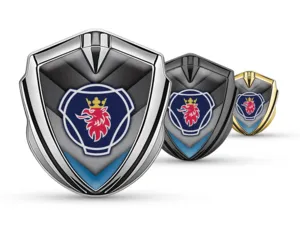 Scania Metal Emblema Insignia Atlético Aspecto Óptimo